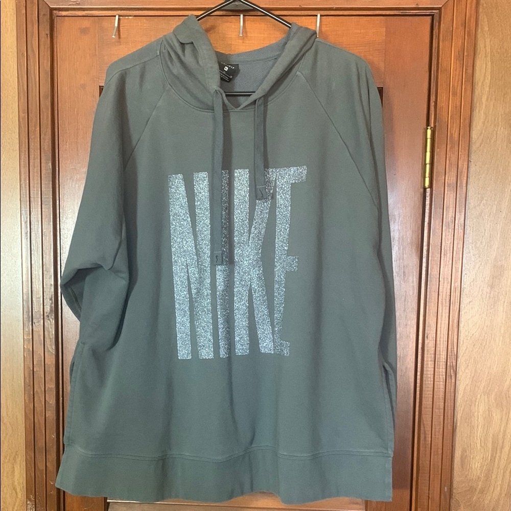 Women’s Nike Gray Hoodie with Logo